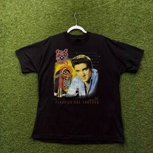 Vintage ELVIS PRESLEY Shirt Mens XL 1992 Single Stitch Music Tour Band Tee 90s